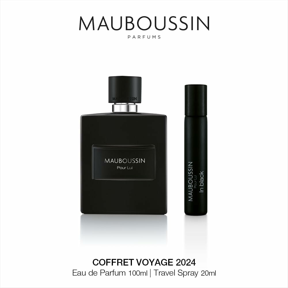 Coffret In Black Eau de parfum - Boisé oriental - Homme - 20 & 100 ml