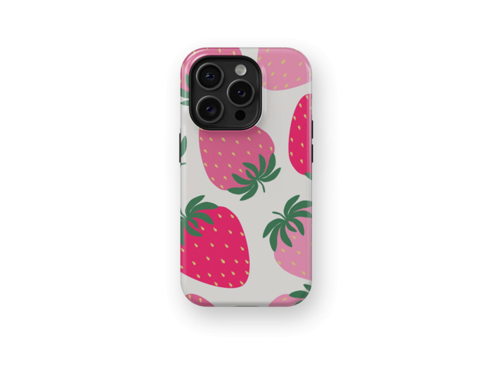 Classic Strawberry | Coque de téléphone 3D 2en1 Ultra-résistante