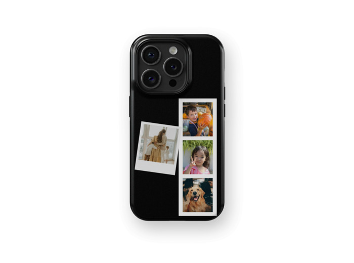 Memory Collage - Black | Coque de téléphone 3D 2en1 Ultra-résistante