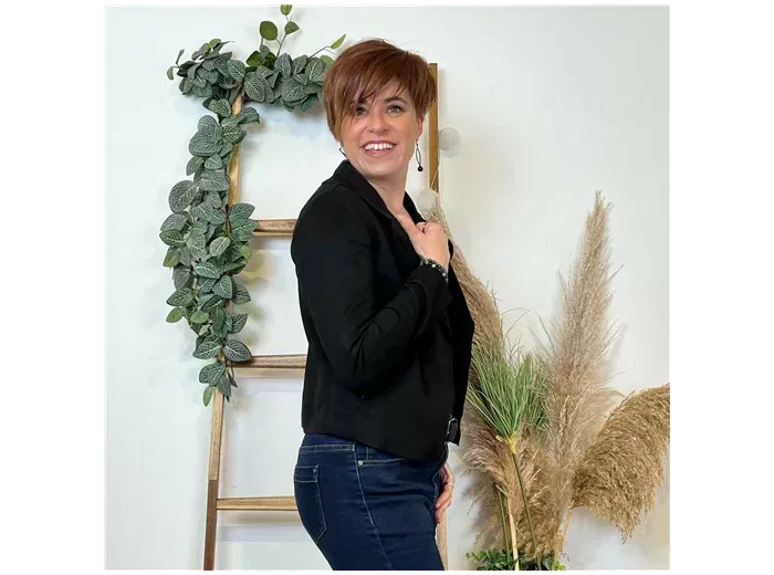 L549- Veste suédine à poches (Tu) 🇮🇹 (noir)