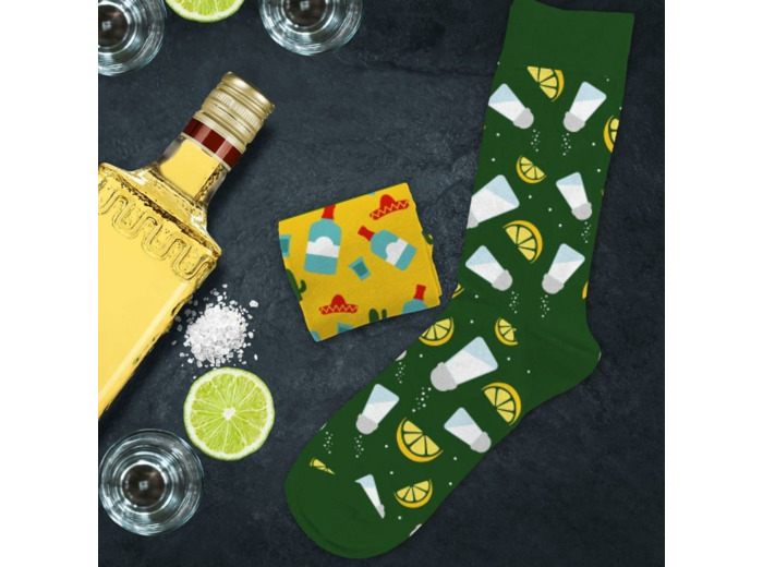 Chaussettes Humoristique Tequila Paf