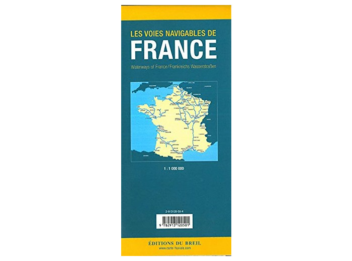 VOIES NAVIGABLES FRANCE (CARTE)