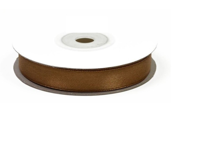 Ruban satin marron clair 846 Largeur 12 mm