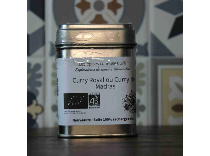 Curry Royal ou Curry de Madras - Boite métal