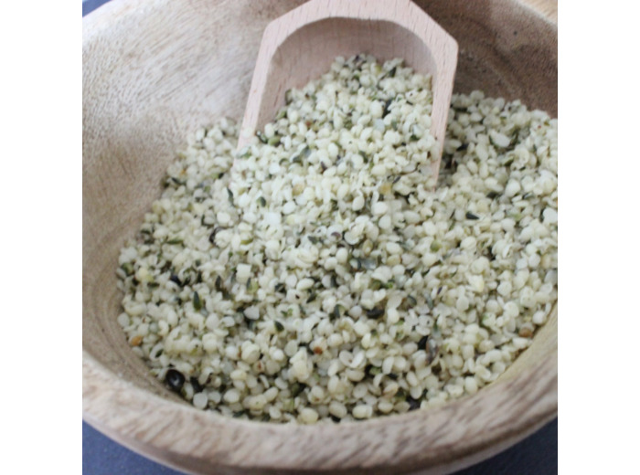 Graines de chanvre décortiquées