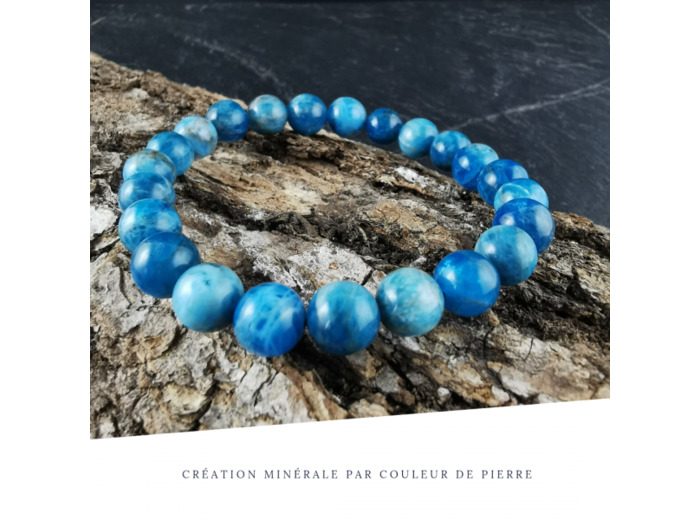 Apatite bleue 6mm