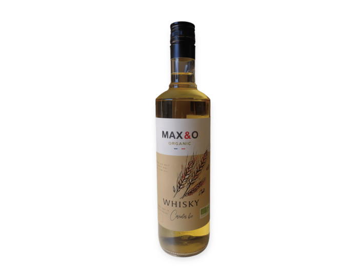 Whisky français Bio vieilli en fut de Cognac Max&O 70 cl