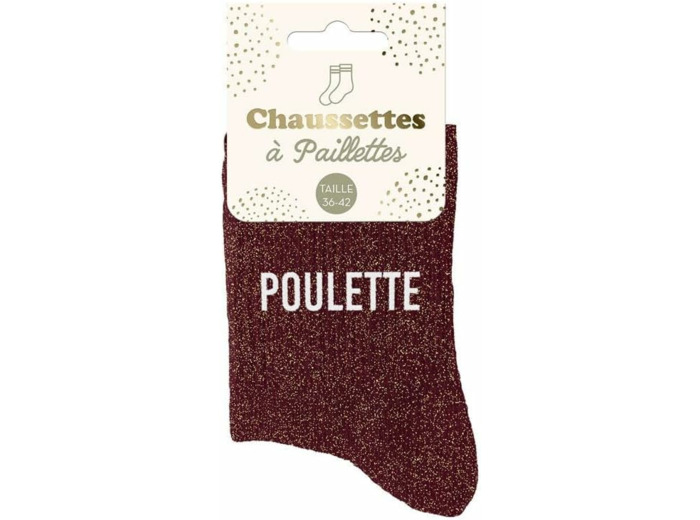 STC, Chaussettes à paillettes - Poulette