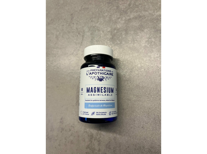 Les Préparations de l'Apothicaire - Magnesium - 60 gellules - 01/2028