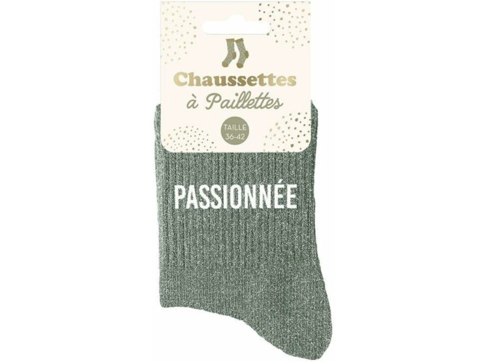 STC Chaussettes paillettes passionnee