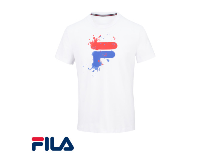 FILA T-SHIRT NEVIO White Red