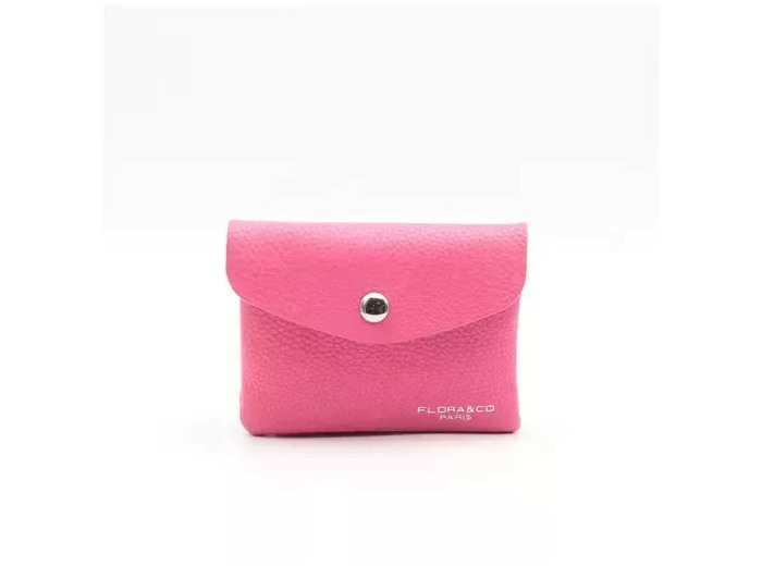 P422- Porte Monnaie / Cartes (fuchsia)