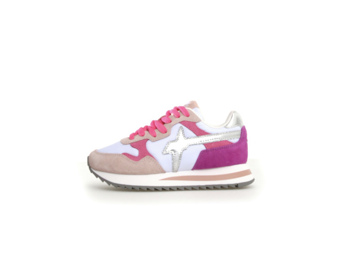 Tally - J - Beige/White/Fuschia - W6YZ