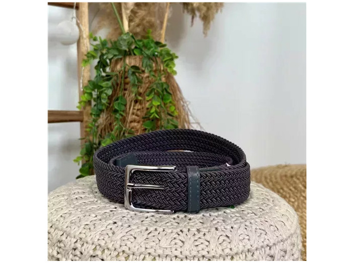 V697- Ceinture élastiquée (gris)