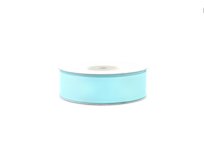 Ruban gros grain 25 mm de large bobine de 25 metres de long bleu ciel