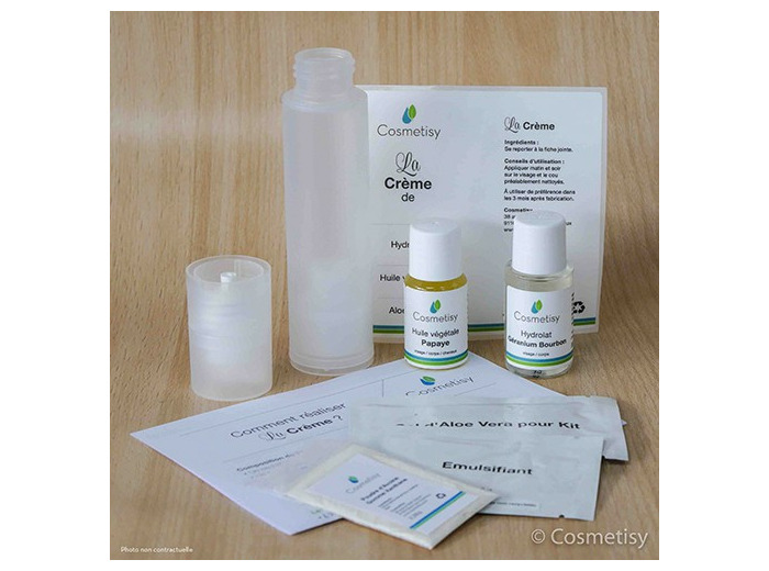 Crème Géranium Bourbon Papaye Aloe Vera