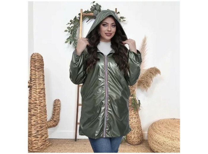 K018- Imper réversible (T42-T50) (kaki)