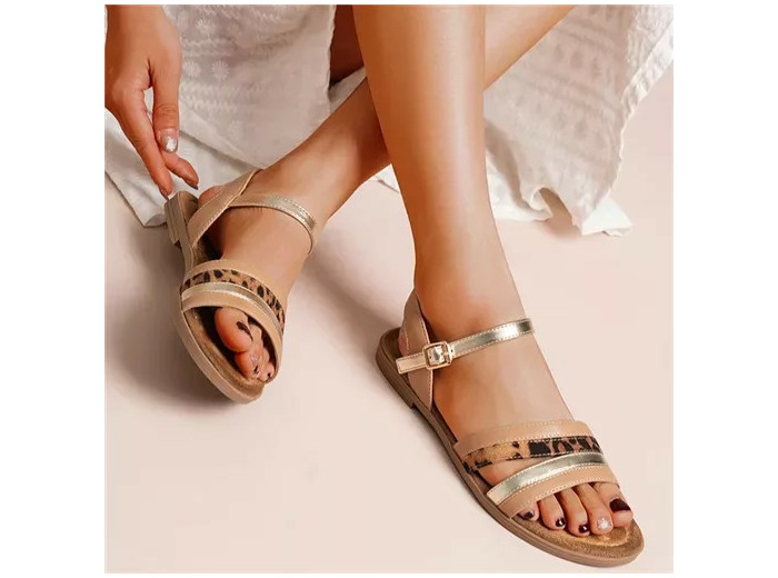 R419- Sandales (T36-T41) (camel)