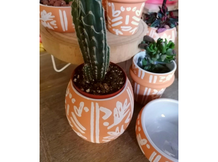 Cache-pot à succulente - haut