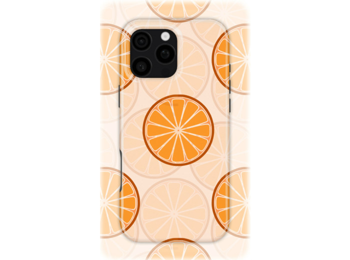 Orange Oasis | Coque de téléphone 3D 2en1 Ultra-résistante
