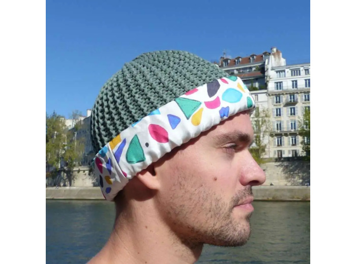 Bonnet Amoureux des Etoiles vert