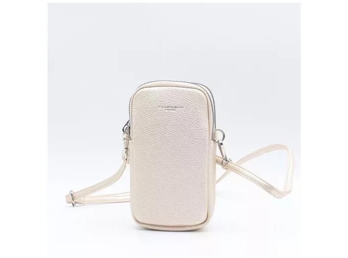 P420- Pochette Téléphone Flora & Co (ecru)