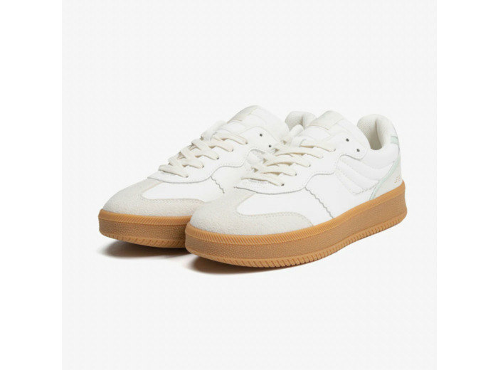 Low Sneakers - White/Mint Green - SJ
