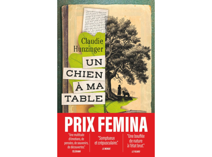 UN CHIEN A MA TABLE
