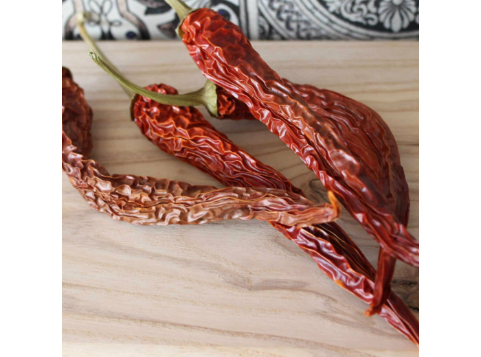 Piment Espagnol ou piment de Cayenne - Piment entier et séché