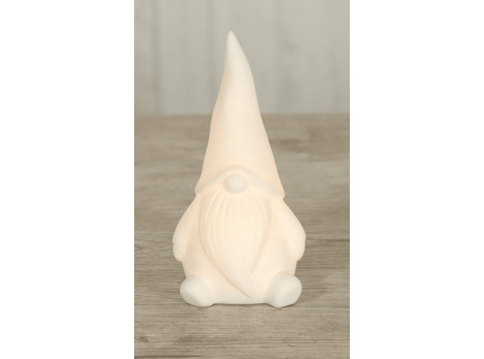 Gnome en porcelaine lumineux