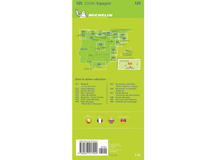 CARTE ZOOM ILES CANARIES