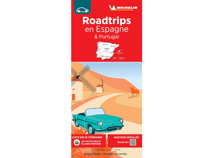 CARTE NATIONALE ROADTRIPS EN ESPAGNE & PORTUGAL