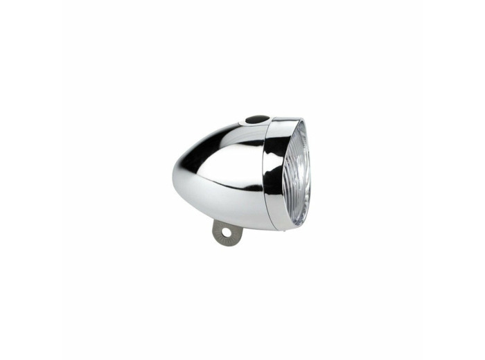 BRN - Lot de 6 Lampes avant à piles 3 Led - Chrome
