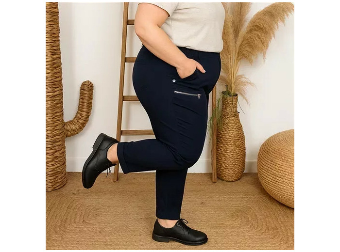 T545- Pantalon Confort JST (T38-T52) (marine)