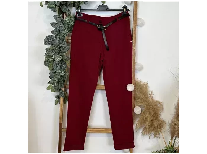 M934- Chino Stretch (T36-T50) 🇮🇹 (bordeaux)