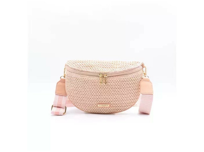 P437- Banane Paille Flora & Co (rose pâle)