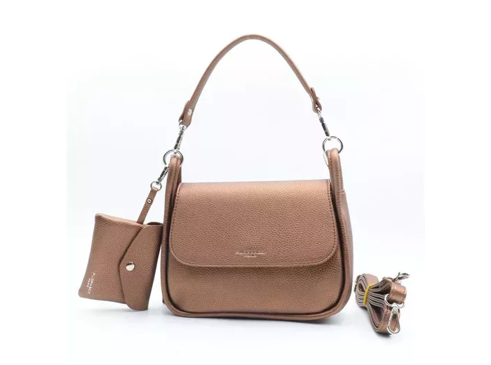 P438- Sac Rabat & Pochette (cuivré)