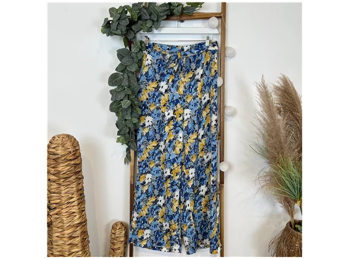 N931- Pantalon Melya  (T36/T42) (bleu jeans)