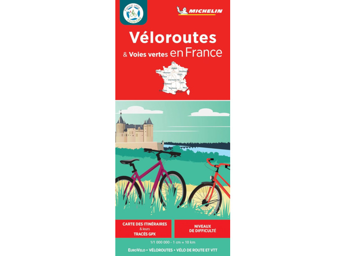 CARTE NATIONALE VELOROUTES & VOIES VERTES EN FRANCE