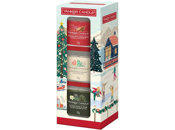 Yankee Candle Coffret de Noël  3 minis bougies votives