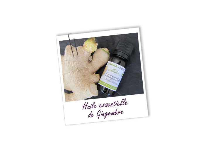 Huile essentielle de gingembre stimulante et énergisante