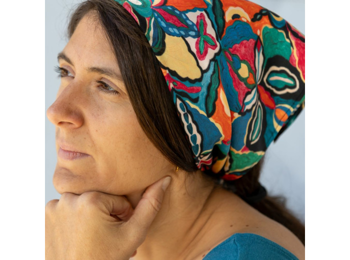 Petit carré de soie Mouvance