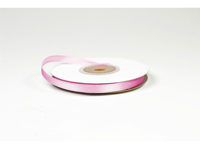 Ruban satin rose 148 Largeur 6 mm