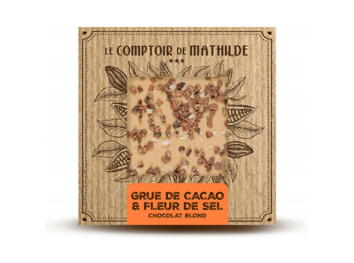Tablette Grué & fleur de sel - Chocolat blond