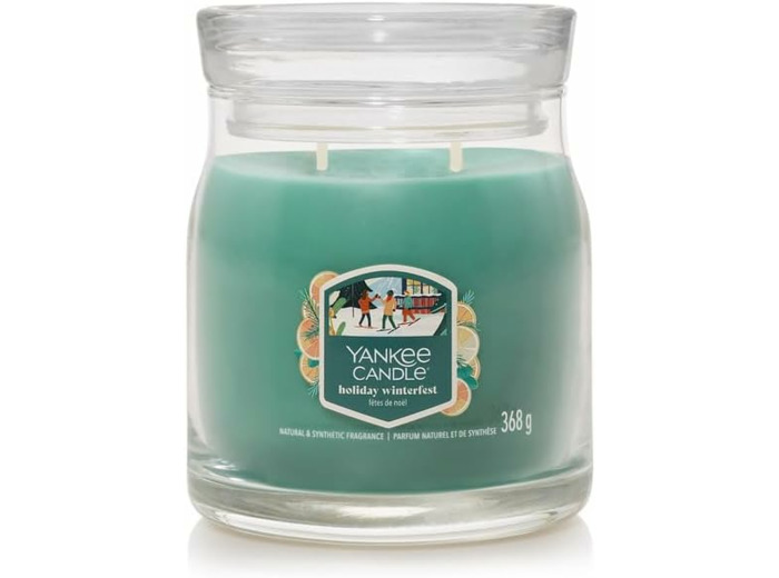 Yankee Candle Moyenne Jarre Fêtes de noël