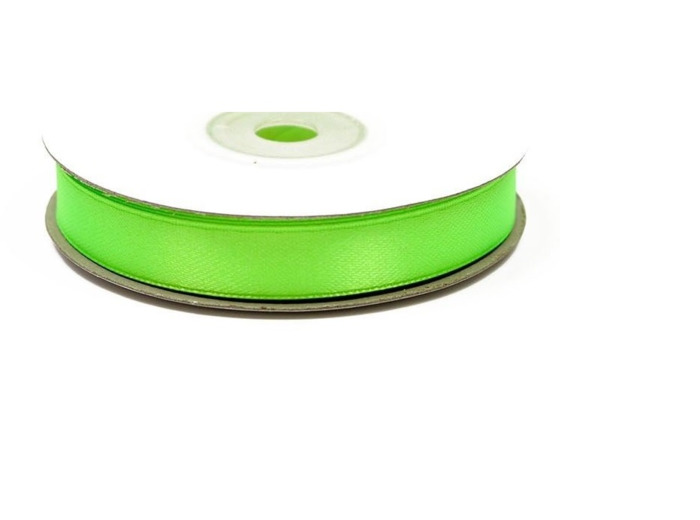 Ruban satin vert flash 556 largeur 12 mm