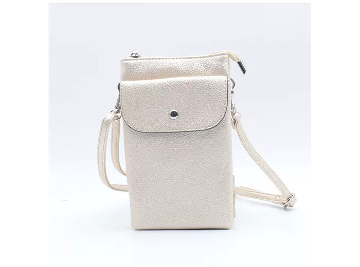 P528- Pochette Téléphone (ecru)