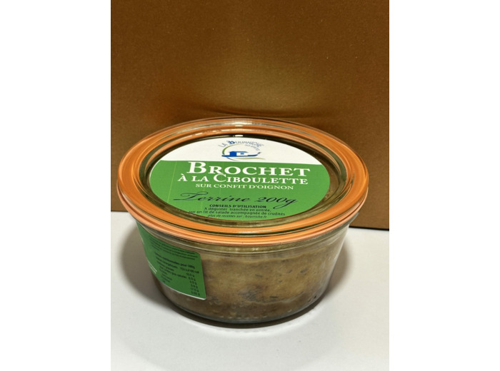 Terrine de brochet à la ciboulette  (200g)