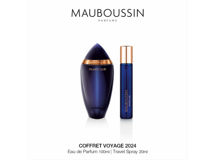 Coffret Voyage Private Club - Eau de Parfum 100ml + 20ml