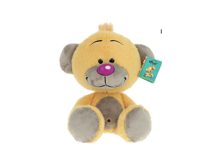 Diddl Peluche Pimboli jaune - Doudou Ours Vintage - 30cm